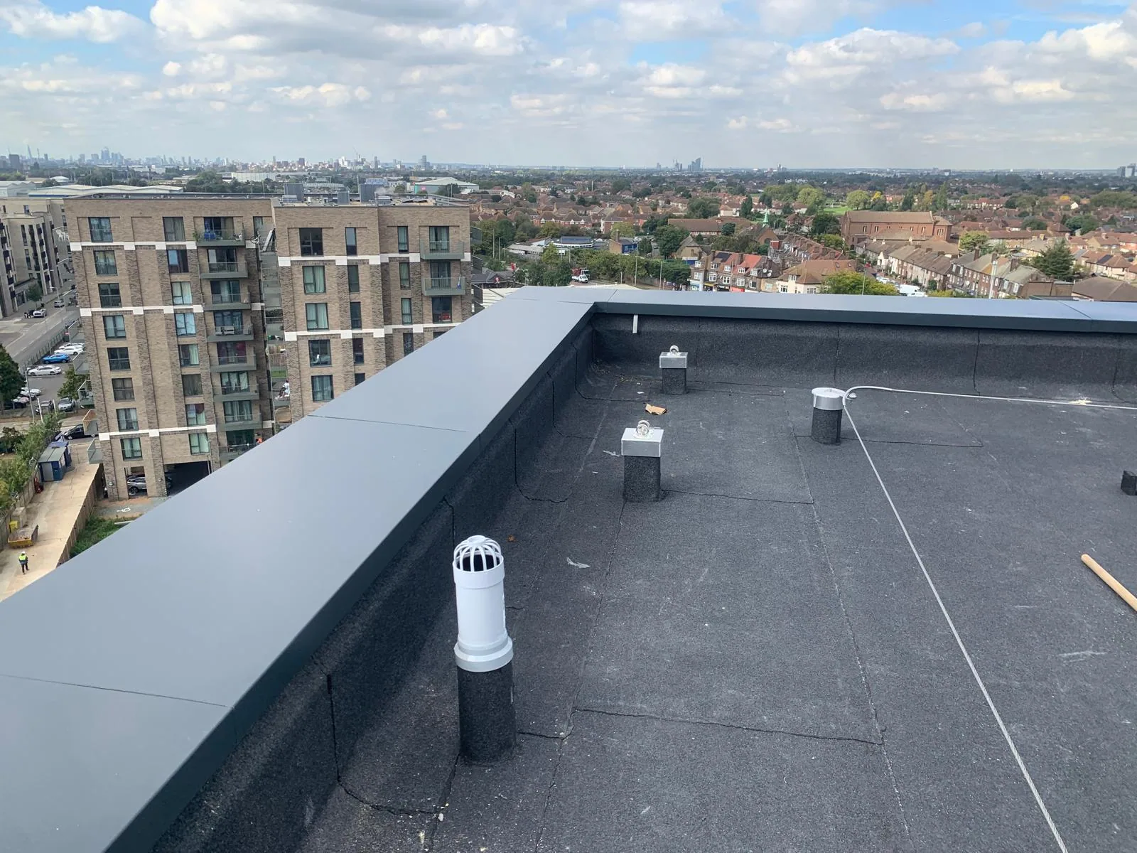 Commercial Roof Edge Metal and Gutter Repair in Frisco, TX