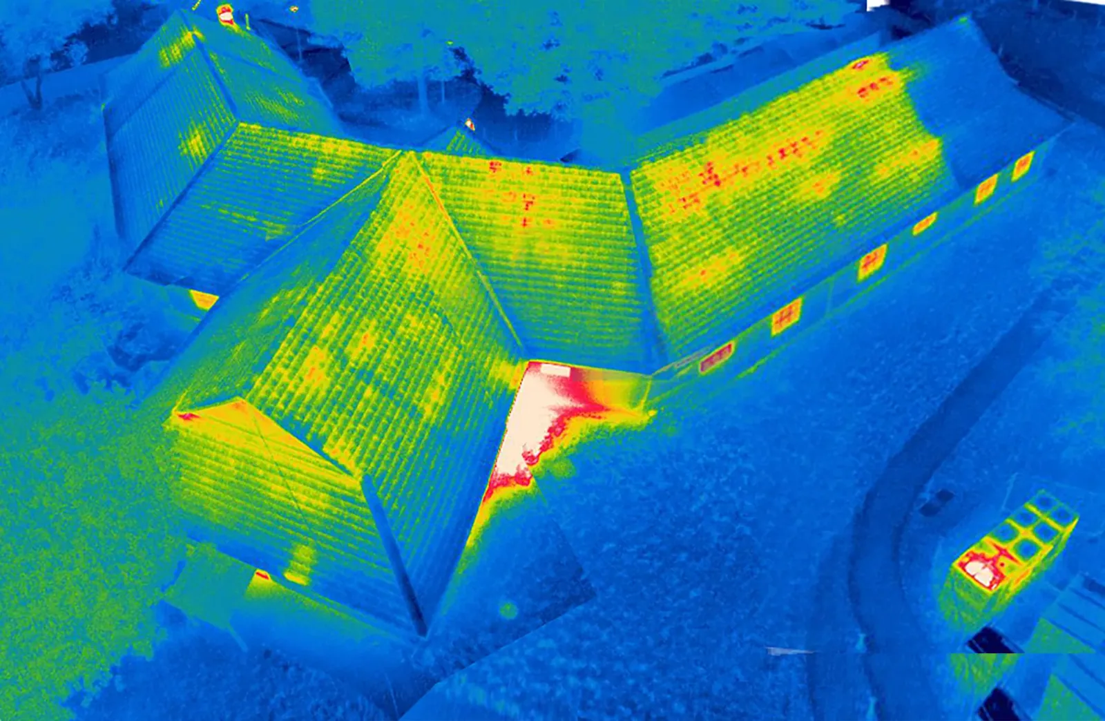 Infrared Roof Moisture Survey in Frisco, TX